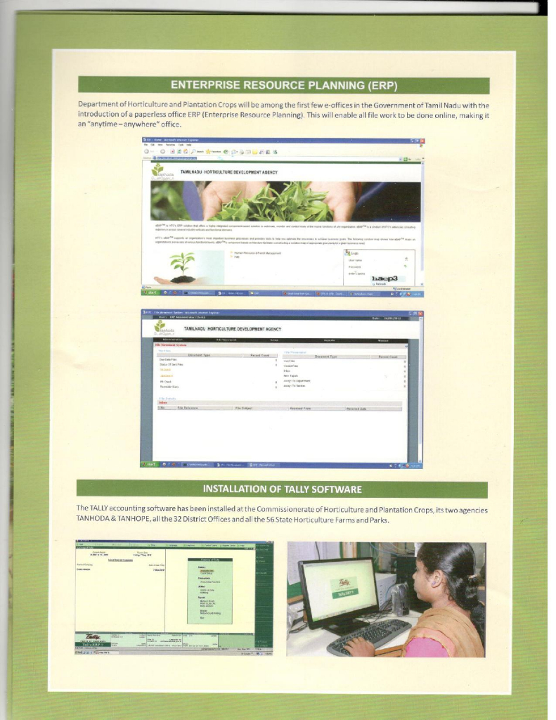 Innovation/ Initiatives at Directorate of Horticulture & Plantation